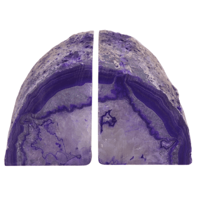 Purple Agate Bookends (210mm x 150mm) - Image 4