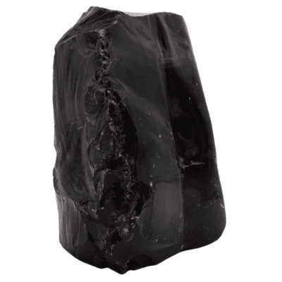 Black Obsidian Natural Cut Base Tower (1.4KG) - Image 4