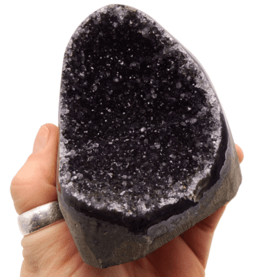 Midnight Amethyst Druze Formation (490g) - Image 4