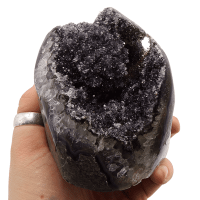 Midnight Amethyst Druze Formation (594g) - Image 5