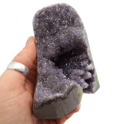 Aura Amethyst Druze Formation (324g) - Image 4