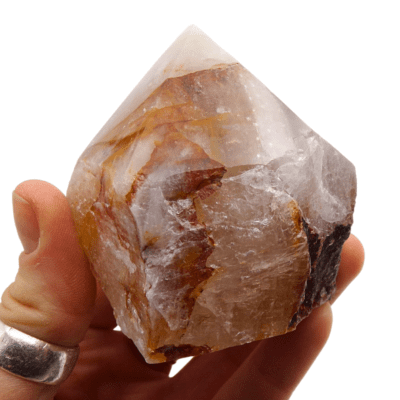 Golden Healer Quartz Cut Base Point (70mm) - Image 4