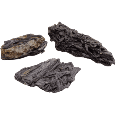 Black Kyanite Clusters x 3 (266g) - Image 2