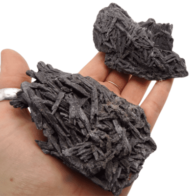 Black Kyanite Clusters x 2 (308g) - Image 4