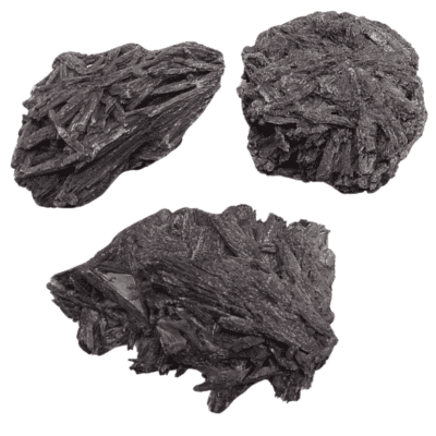 Black Kyanite Clusters x 3 (292g) - Image 2