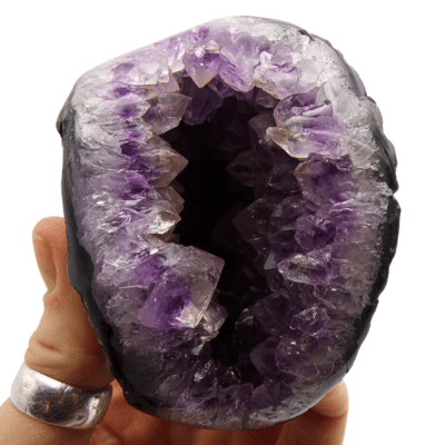 Druzy Uruguayan Amethyst Geode (306g) - Image 4