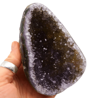 Druzy Uruguayan Amethyst Geode (316g) - Image 4