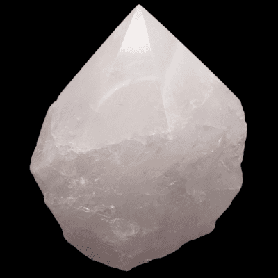 Rose Quartz Cut Base Point (75mm) - Image 2