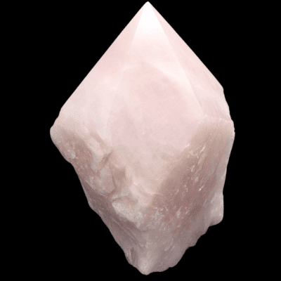 Rose Quartz Cut Base Point (90mm) - Image 3