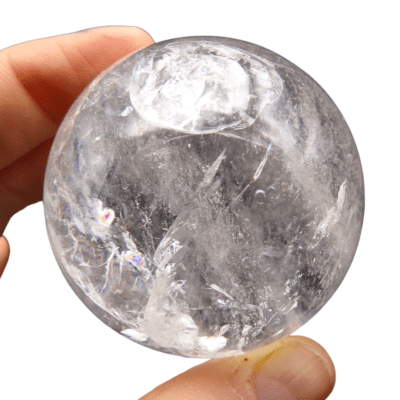 Clear Quartz Sphere (55mm) - Image 4