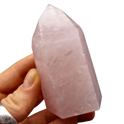 Rose Quartz Polished Point (80mm) - Image 4