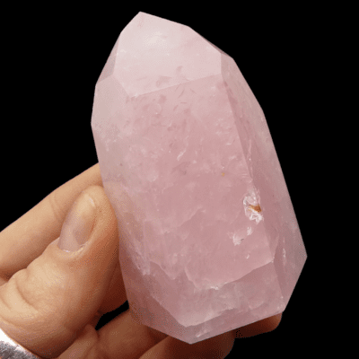 Rose Quartz Polished Point (70mm) - Image 4