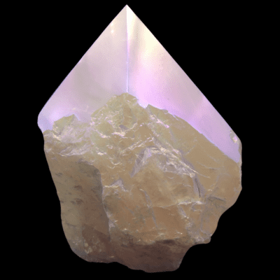 Aura Rose Quartz Cut Base Point (85mm) - Image 3