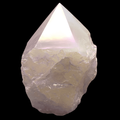 Aura Rose Quartz Cut Base Point (85mm) - Image 2