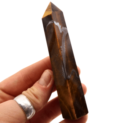 Tiger Eye Polished Point (100mm) - Image 3