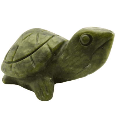 Jade Turtle Carving - Approx Dimensions: 90mm x 55mm - Image 2