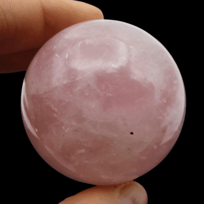 Rose Quartz Sphere (52mm) - Image 4