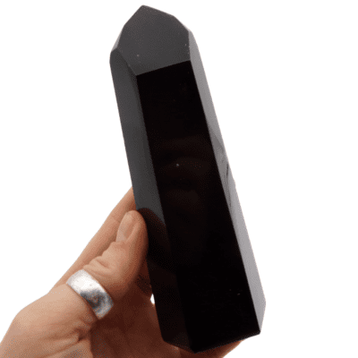 Black Obsidian Polished Point (150mm) - Image 4