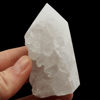 Brazillian Quartz Cluster Part-Polished Point (75mm) - Image 4