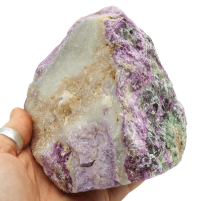 Natural Fluorite Cut Base Tower (1.2KG) - Image 5