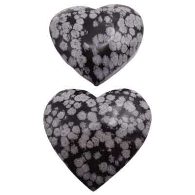 Snowflake Obsidian Hearts (148g) - Image 3