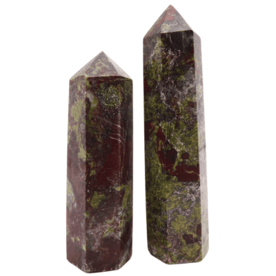 Dragons Blood Japser Polished Points x 2 (156g) - Image 2