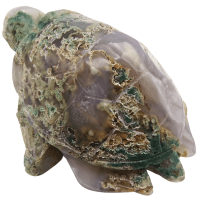 Moss Agate Turtle (110mm x 80mm) - Image 3