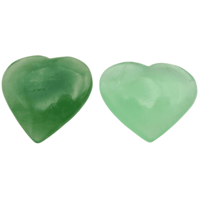 Fluorite Hearts x 2 (98g) - Image 2