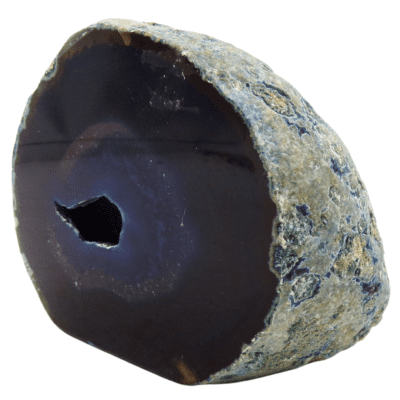 Blue Agate Druzy Geode (70mm x 90mm) - Image 3