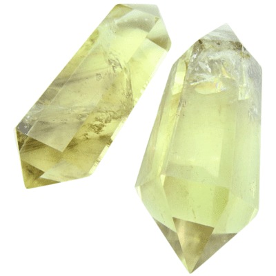 Lemon Quartz Double Terminated Wands x 2 (66g) - Image 2