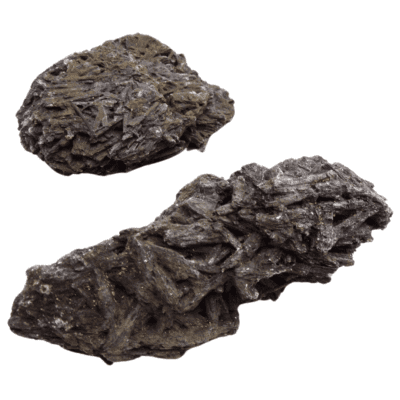 Black Kyanite Clusters x 2 (374g) - Image 2