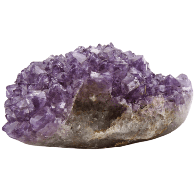 Polished Amethyst Druzy Bed Formation (942g) - Image 4