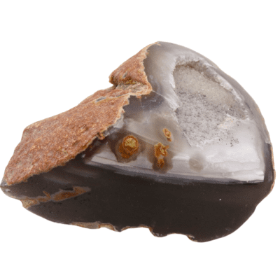 Natural Agate Polished Geode (100mm x 95mm) - Image 2