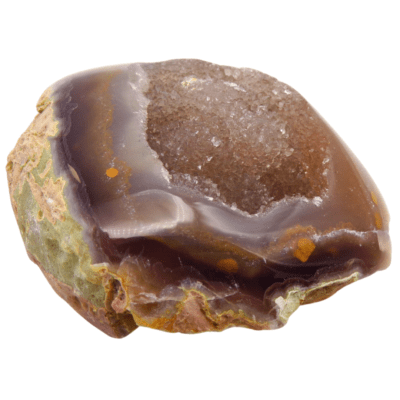 Natural Agate Polished Geode (100mm x 80mm) - Image 3