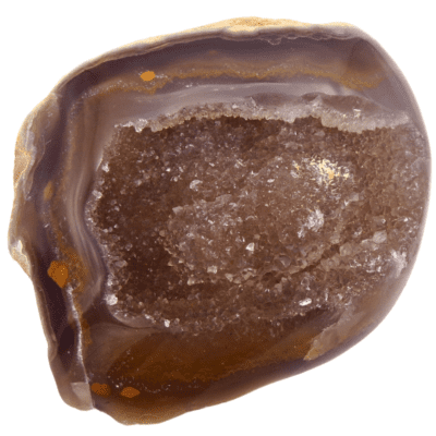 Natural Agate Polished Geode (100mm x 80mm) - Image 2