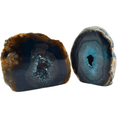 Teal Agate Druzy Geode x 2 (506g) - Image 3