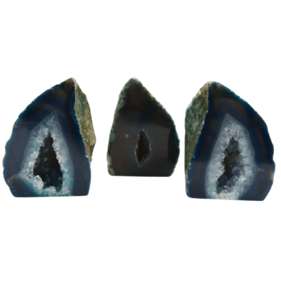 Teal Agate Druzy Geode x 3 (436g) - Image 2