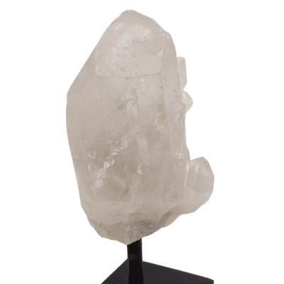 Brazilian Quartz Cluster On Metal Stand (125mm x 70mm) - Image 3