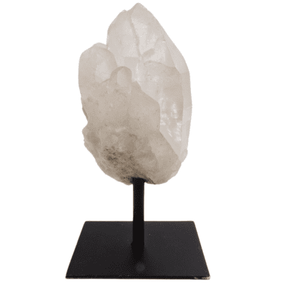 Brazilian Quartz Cluster On Metal Stand (125mm x 70mm) - Image 2