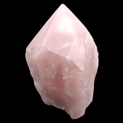 Rose Quartz Cut Base Point (100mm) - Image 2