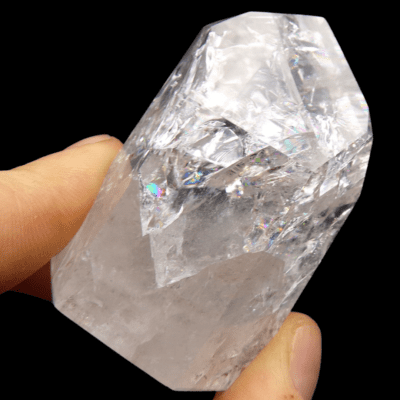 Fire & Ice Quartz Polished Point (60mm x 40mm) - Image 4