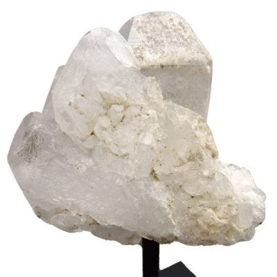 Brazilian Quartz Cluster On Metal Stand (125mm x 70mm) - Image 2