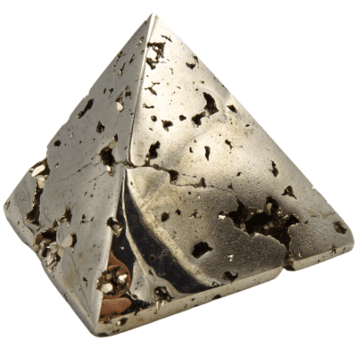 Druzy Pyrite Pyramid (42mm) - Image 2