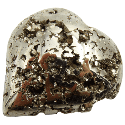 Druzy Pyrite Heart (58mm x 60mm) - Image 3