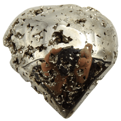 Druzy Pyrite Heart (58mm x 60mm) - Image 2