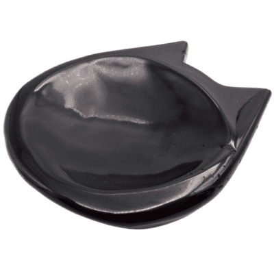 Obsidian Cat Bowl (100mm x 90mm) - Image 2