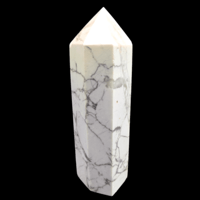 Aura White Howlite Polished Point (78mm) - Image 3