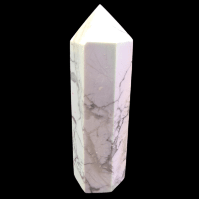 Aura White Howlite Polished Point (78mm) - Image 2