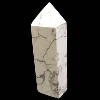 Aura White Howlite Polished Point (76mm) - Image 3