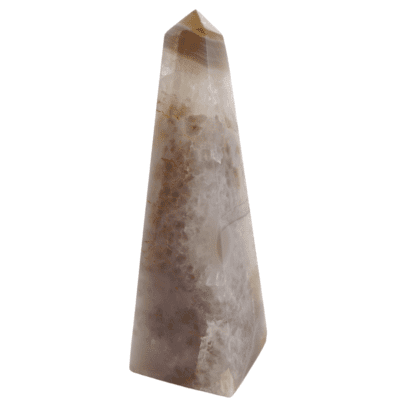 Natural Agate Druzy Obelisk (138mm x 45mm) - Image 4